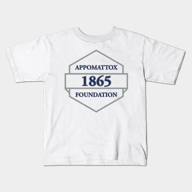 Appomattox Shield Design Kids T-Shirt by Appomattox 1865 Foundation